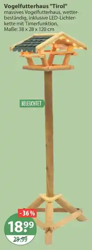 V Markt Vogelfutterhaus "Tirol" Angebot