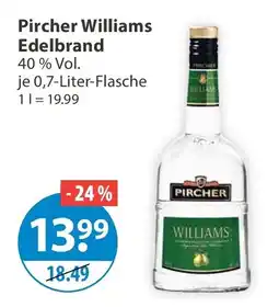 V Markt Pircher Williams Edelbrand Angebot