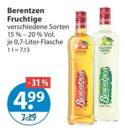 V Markt Berentzen Fruchtige Angebot