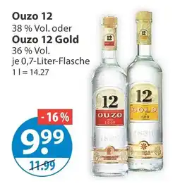 V Markt Ouzo 12 Angebot