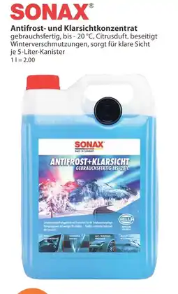 V Markt SONAX Antifrost- und Klarsichtkonzentrat Angebot