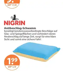 V Markt NIGRIN Antibeschlag-Schwamm Angebot
