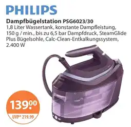 V Markt PHILIPS Dampfbügelstation PSG6023/30 Angebot