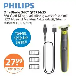 V Markt PHILIPS OneBlade 360° Angebot