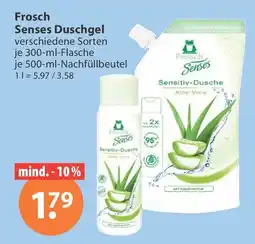 V Markt Frosch Senses Duschgel Angebot