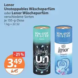 V Markt Lenor Unstoppables Wäscheparfüm Angebot
