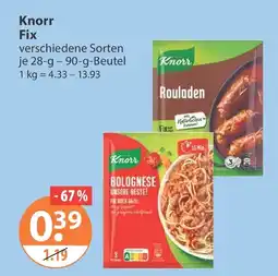 V Markt Knorr Fix Angebot