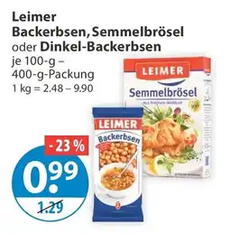 V Markt LEIMER Backerbsen Angebot