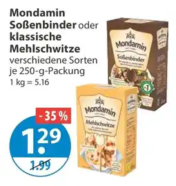 V Markt Mondamin Soßenbinder oder klassische Mehlschwitze Angebot