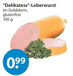 V Markt "Delikatess"-Leberwurst Angebot