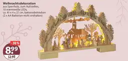 V Markt Weihnachtsdekoration aus Sperrholz Angebot
