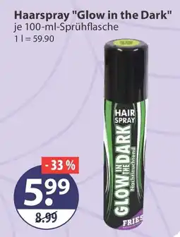 V Markt Haarspray "Glow in the Dark" Angebot