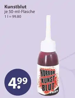 V Markt Horror Kunstblut Angebot