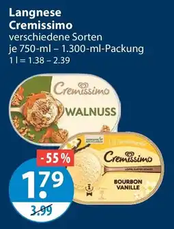 V Markt Langnese Cremissimo Angebot