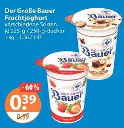 V Markt Der Große Bauer Fruchtjoghurt Angebot