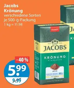 V Markt Jacobs Krönung Angebot