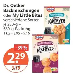V Markt Dr. Oetker Backmischungen oder My Little Bites Angebot