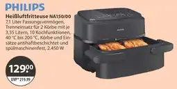 V Markt PHILIPS Heißluftfritteuse NA150/00 Angebot
