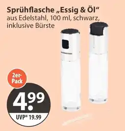 V Markt Sprühflasche „Essig & Öl“ Angebot