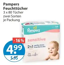 V Markt Pampers Feuchttücher Angebot