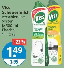 V Markt Viss Scheuermilch Angebot