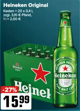 Logo Getränkemarkt Heineken Original Angebot