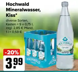 Logo Getränkemarkt Hochwald Mineralwasser, Kiss* Angebot