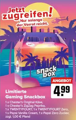 Logo Getränkemarkt Limitierte Gaming Snackbox Angebot
