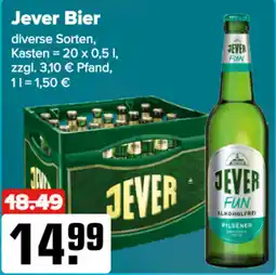 Logo Getränkemarkt Jever Bier Angebot