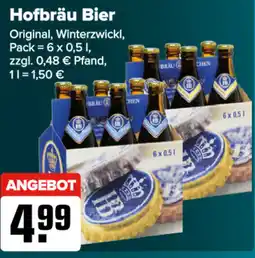 Logo Getränkemarkt Hofbräu Bier Angebot