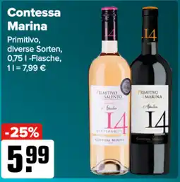 Logo Getränkemarkt Contessa Marina Primitivo Angebot
