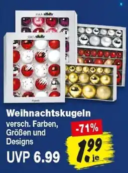 Repo Markt Weihnachtskugeln Angebot