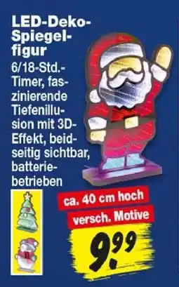 Repo Markt LED-Deko-Spiegel-figur Angebot