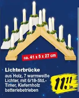 Repo Markt Lichterbrücke aus Holz Angebot