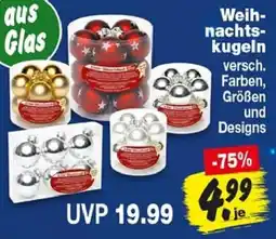 Repo Markt Weihnachtskugeln Angebot