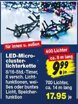 Repo Markt LED-Micro-cluster-lichterkette Angebot