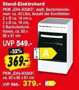 Repo Markt PKM Stand-Elektroherd Angebot