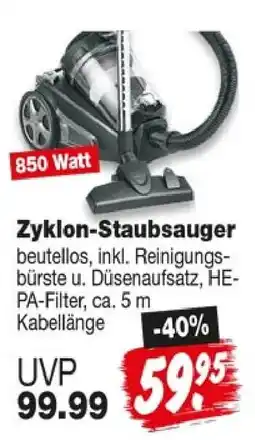 Repo Markt Zyklon-Staubsauger Angebot