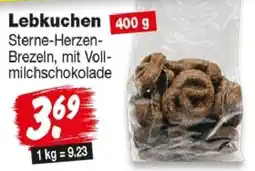 Repo Markt Lebkuchen Sterne-Herzen-Brezeln, mit Vollmilchschokolade Angebot
