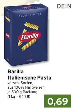 CAP Markt Barilla Italienische Pasta Angebot