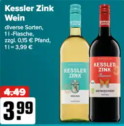 Logo Getränkemarkt Kessler Zink Wein Angebot
