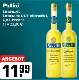Logo Getränkemarkt Pallini Limoncello, Limonzero 0,0% alkoholfrei Angebot