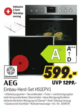 MEDIMAX AEG Einbau-Herd-Set H51EPV1 Angebot