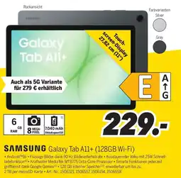 MEDIMAX SAMSUNG Galaxy Tab A11+ (128GB Wi-Fi) Angebot