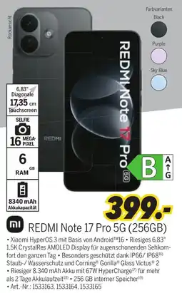 MEDIMAX REDMI Note 17 Pro 5G Angebot