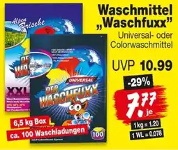 Repo Markt Waschmittel "WaschfuXX" Angebot