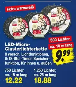 Repo Markt LED-Micro-Clusterlichterkette Angebot