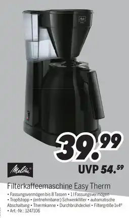 MEDIMAX Melitta Filterkaffeemaschine Easy Therm Angebot