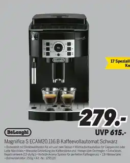 MEDIMAX DeLonghi Magnifica S ECAM20.116.B Kaffeevollautomat Schwarz Angebot
