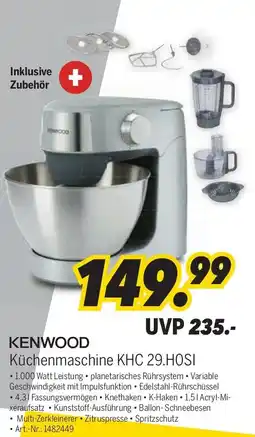 MEDIMAX KENWOOD Küchenmaschine KHC 29.HOSI Angebot